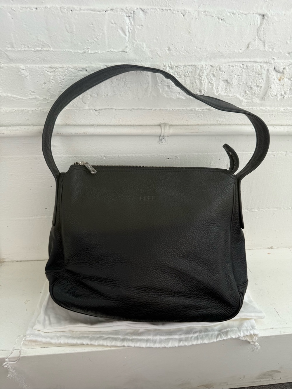 Bree Black Leather Bag